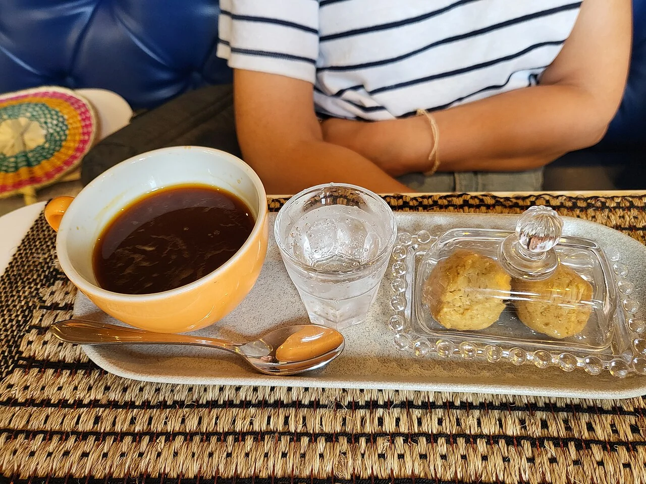 Café colombiano fotografiado en Cartagena de Indias