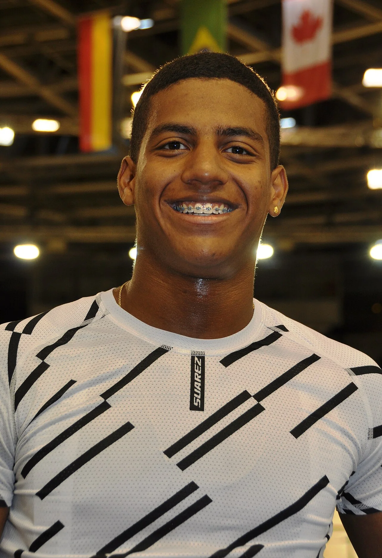 El ciclista colombiano Kevin Quintero en la Copa del Mundo de pista de Berlín